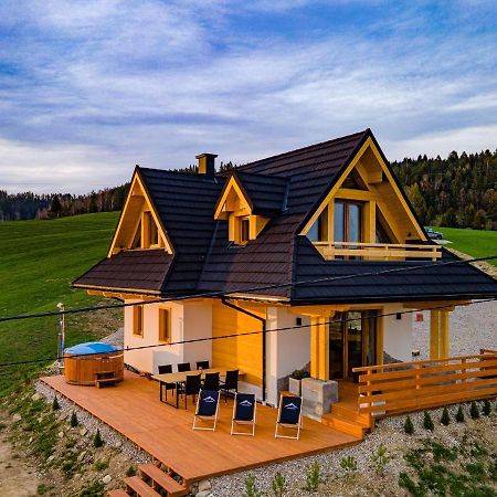 Em Gorce Resort Domki Z Sauna I Jacuzzi Waksmund 外观 照片