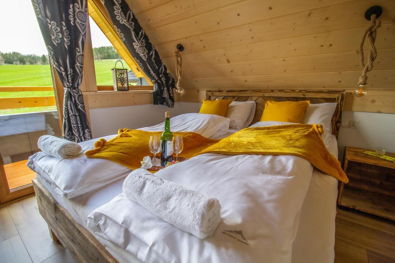 Em Gorce Resort Domki Z Sauna I Jacuzzi Waksmund 外观 照片
