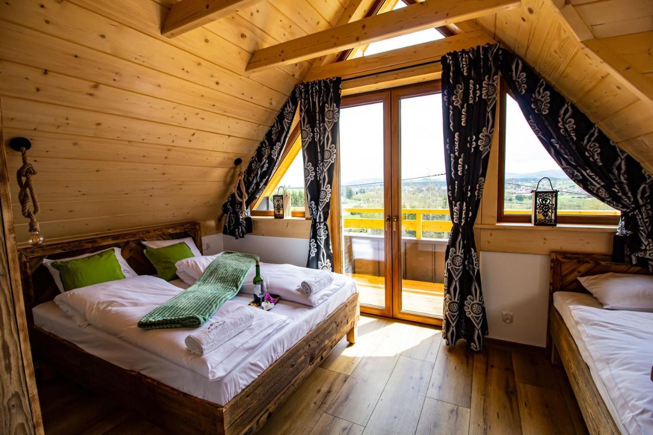 Em Gorce Resort Domki Z Sauna I Jacuzzi Waksmund 外观 照片
