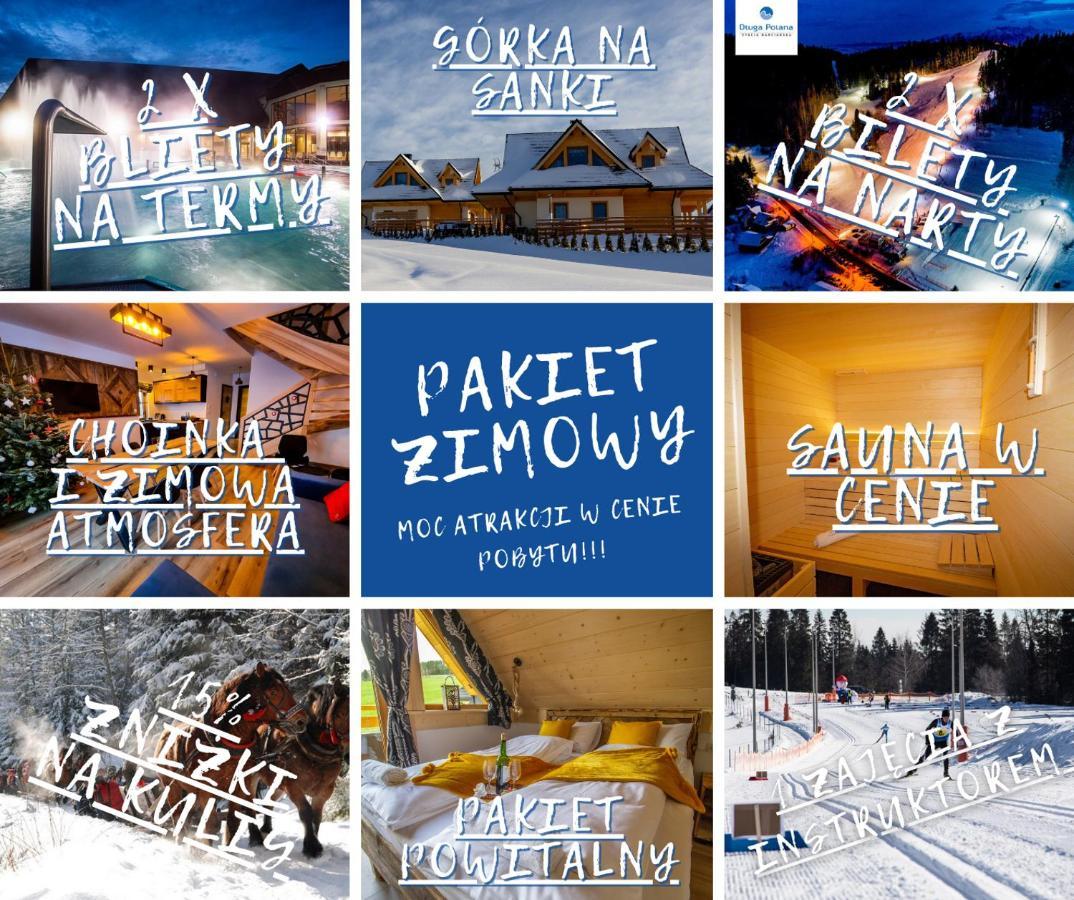 Em Gorce Resort Domki Z Sauna I Jacuzzi Waksmund 外观 照片
