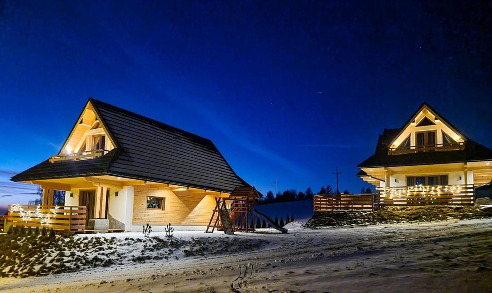 Em Gorce Resort Domki Z Sauna I Jacuzzi Waksmund 外观 照片